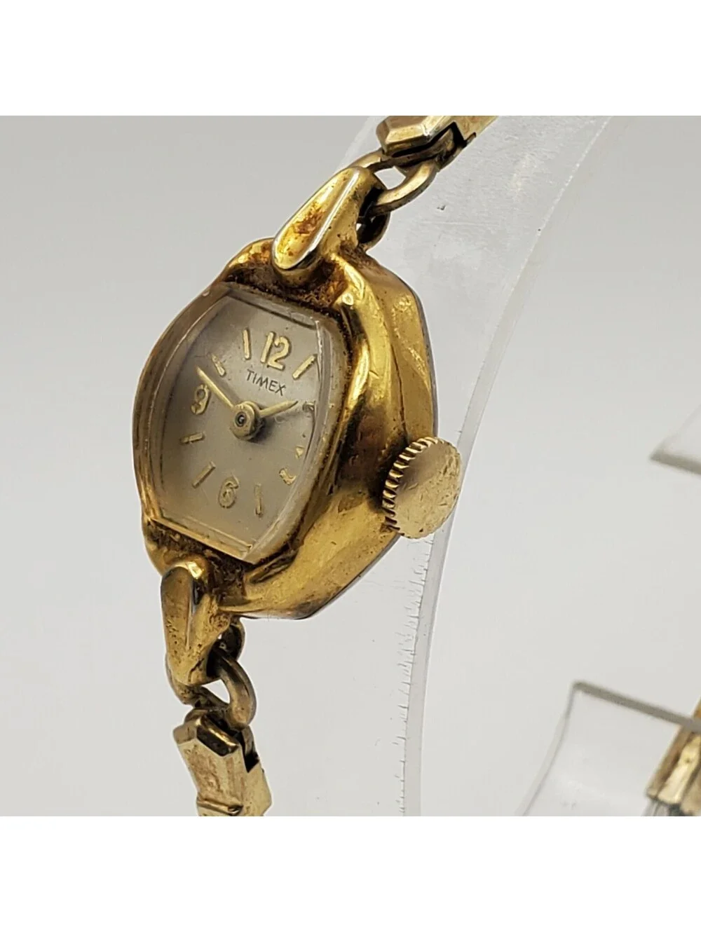 Vintage Timex Cocktail Mechanical Watch Women For Parts Or Repair
